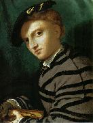 Lorenzo Lotto Portrait of a Young Man With a Book oil painting